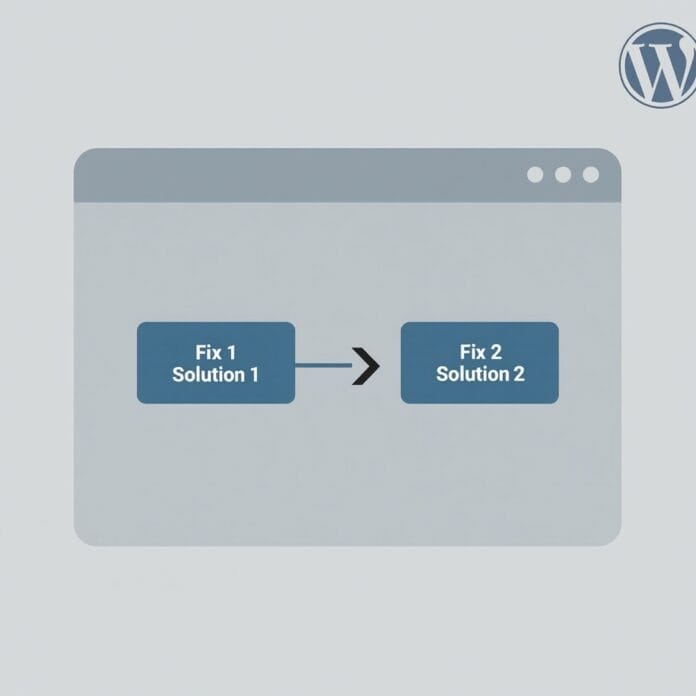 Simple Fixes for Technical Error