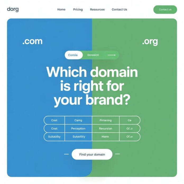 .Com vs .Org Which Domain Is Right for Your Brand