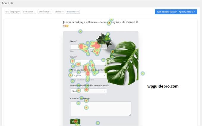 Creating Website Heatmaps