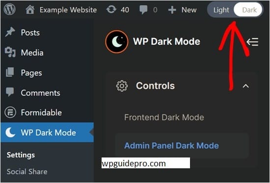 Dark Mode Your WordPress Admin Area