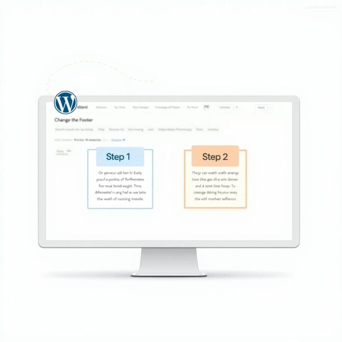Change Footer in WordPress Admin