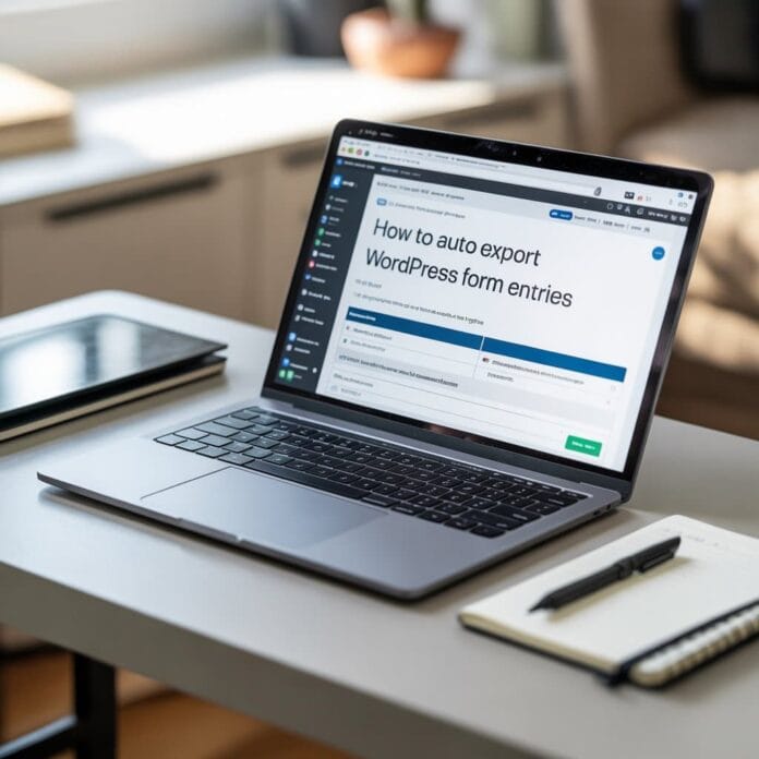 Export WordPress Form Entries