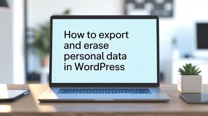 Export and Erase Personal Data in WordPress