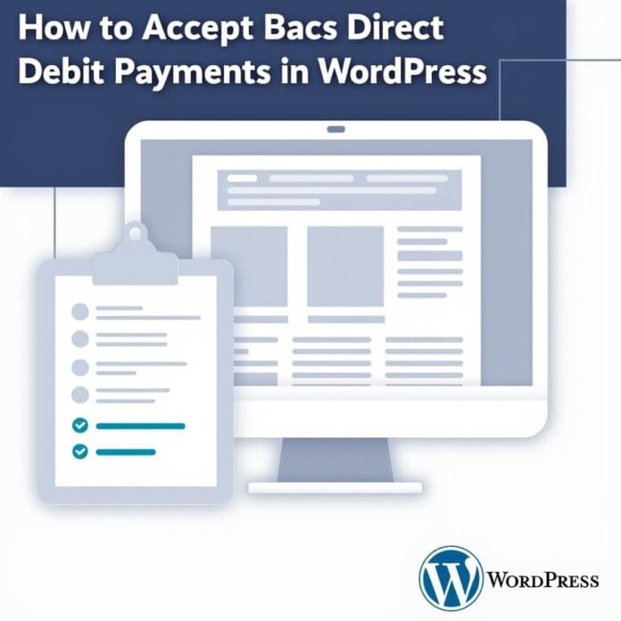 How to Accept Bacs Direct Debit Payments in WordPress