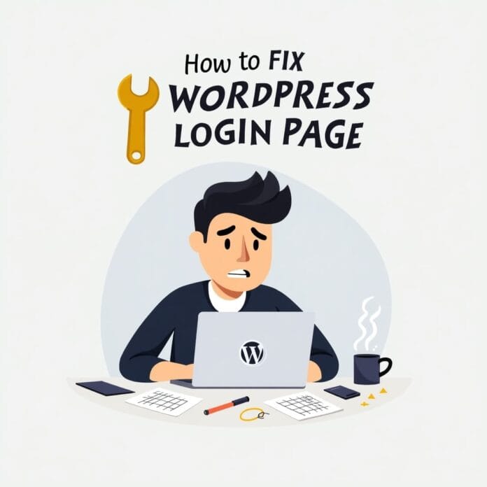 wordpress login page