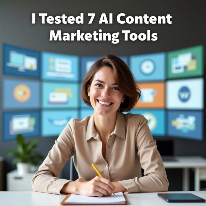 I Tested 7 AI Content Marketing Tools