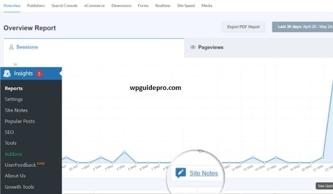 site notes and Annotations in wordpress