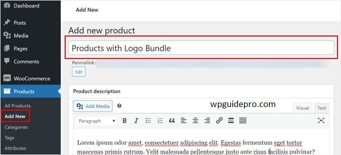 Product bundle