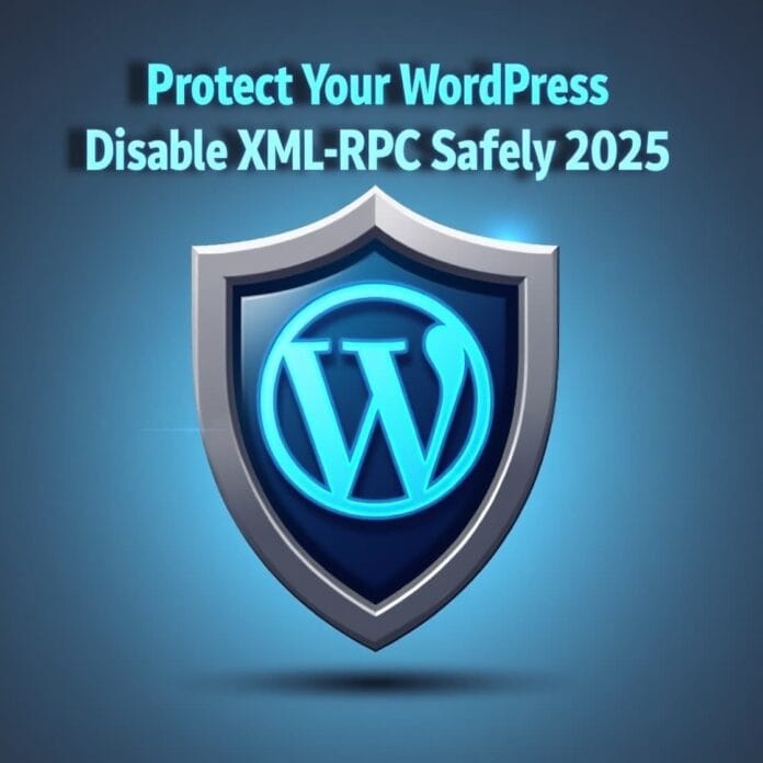 WordPress Disable XML-RPC Safely 2025