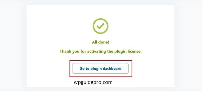 Plugin Dashboard