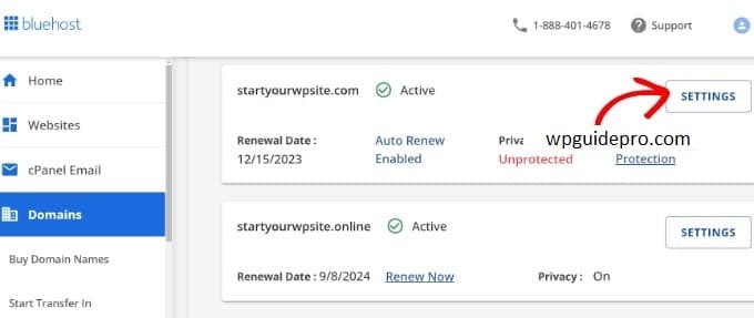 bluehost account