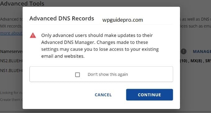 advanced dns records