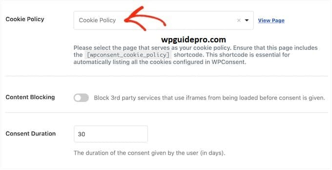 cookie policy
