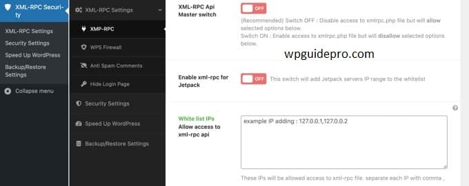 disable wordpress xml rpc