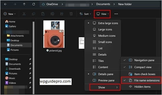 fix and file type