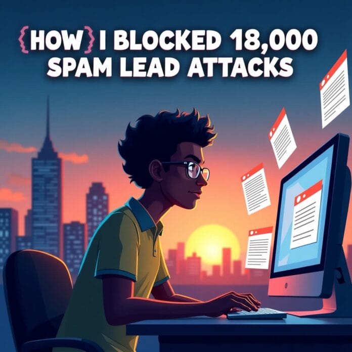 How I blocked 18000 spam lead attacks