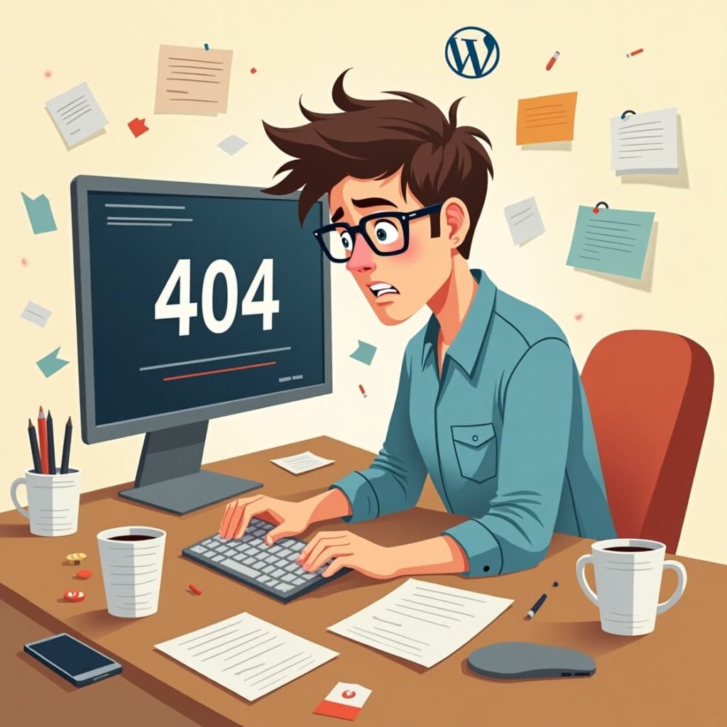 improve 404 page in wordpress