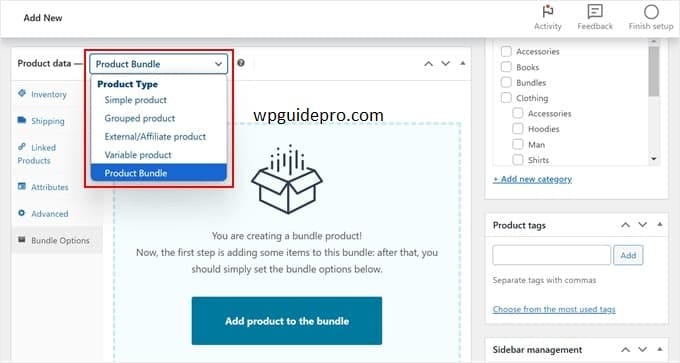 Product bundle download and install