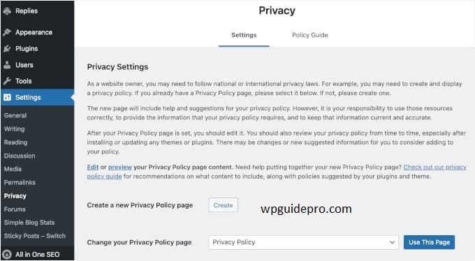 Privacy Policy
