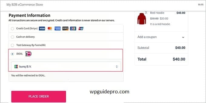 payment stripe