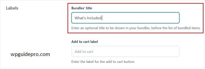Label product