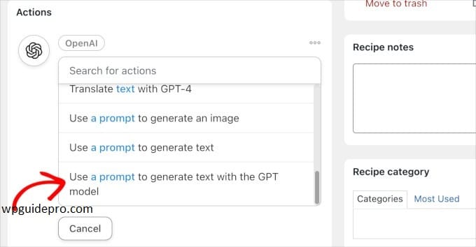 Prompt api