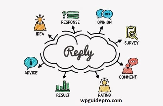 reply text in wordpress comments