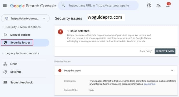 Security issues