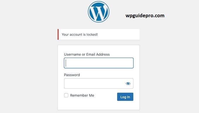 account is locked