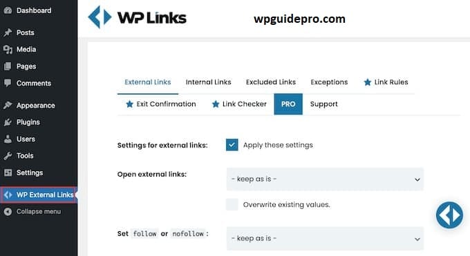 wp links